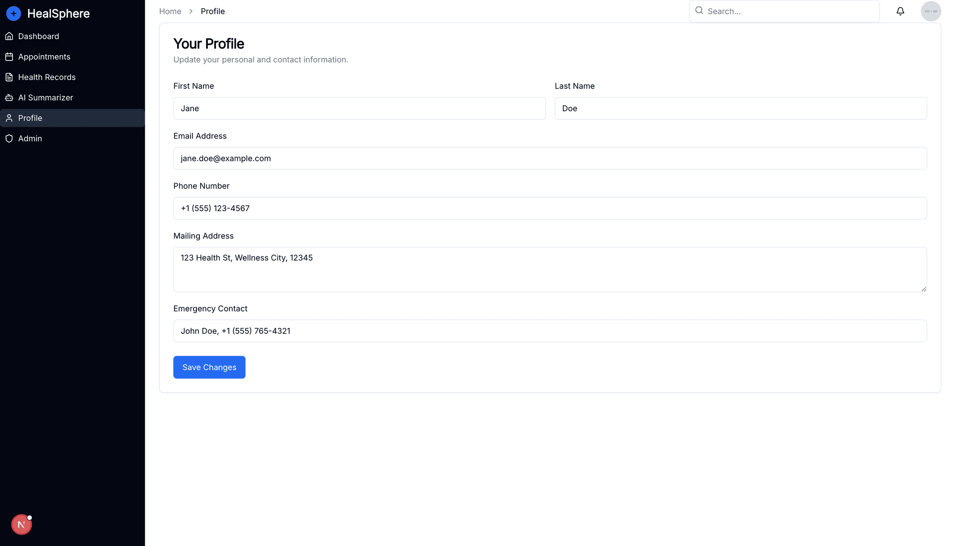 HealSphere: Personalized Healthcare Companion screenshot 4