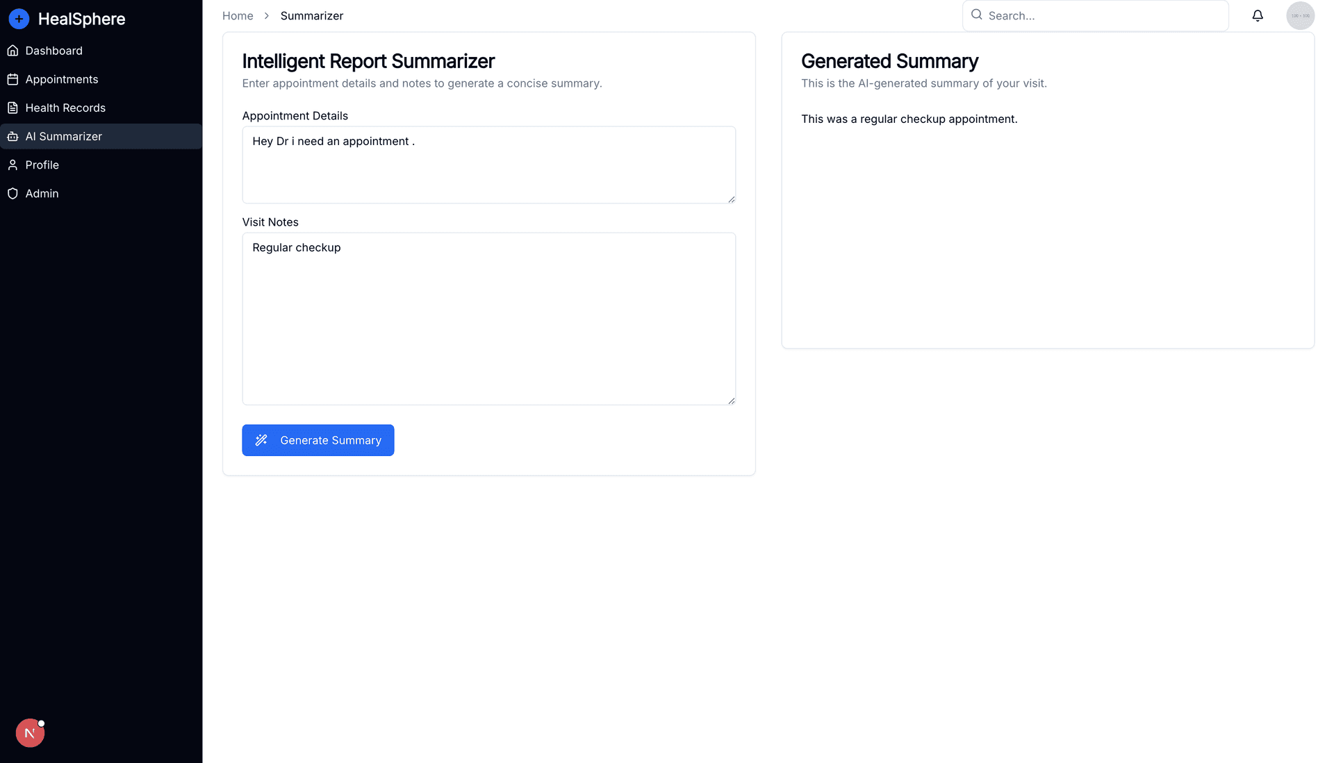 HealSphere: Personalized Healthcare Companion screenshot 5