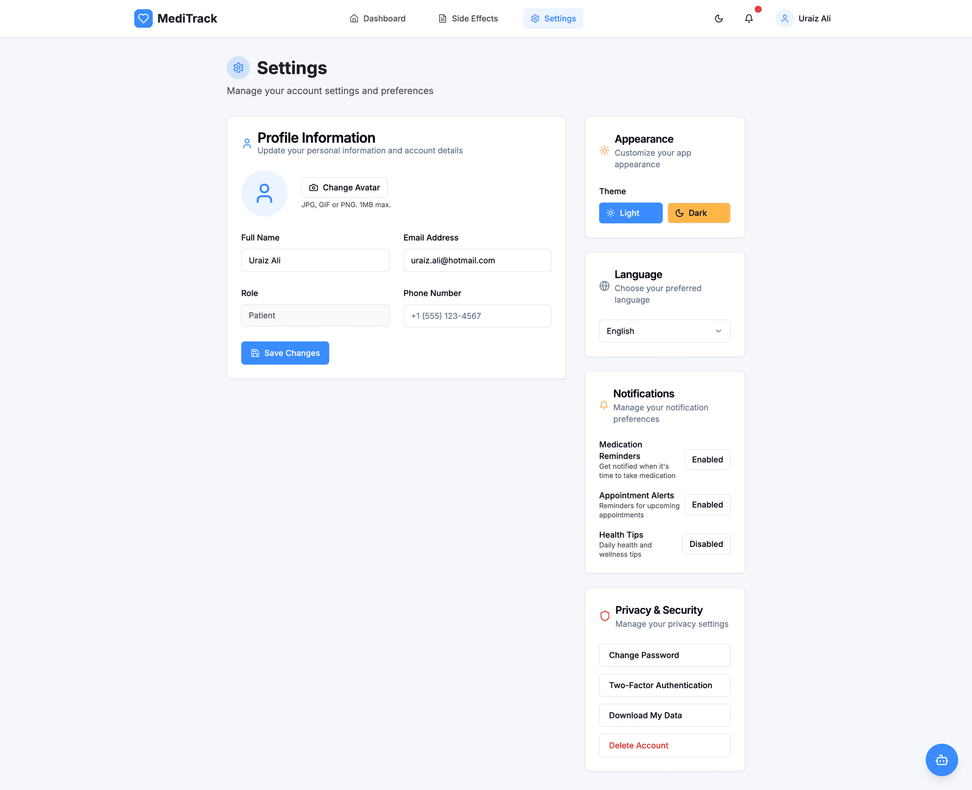 MediTrack - Medical Records Management System screenshot 4