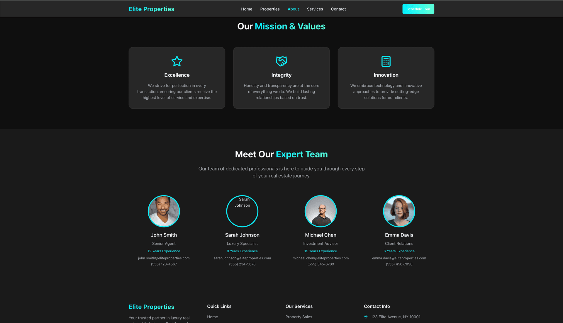 Elite Properties - Premium Real Estate Platform screenshot 4