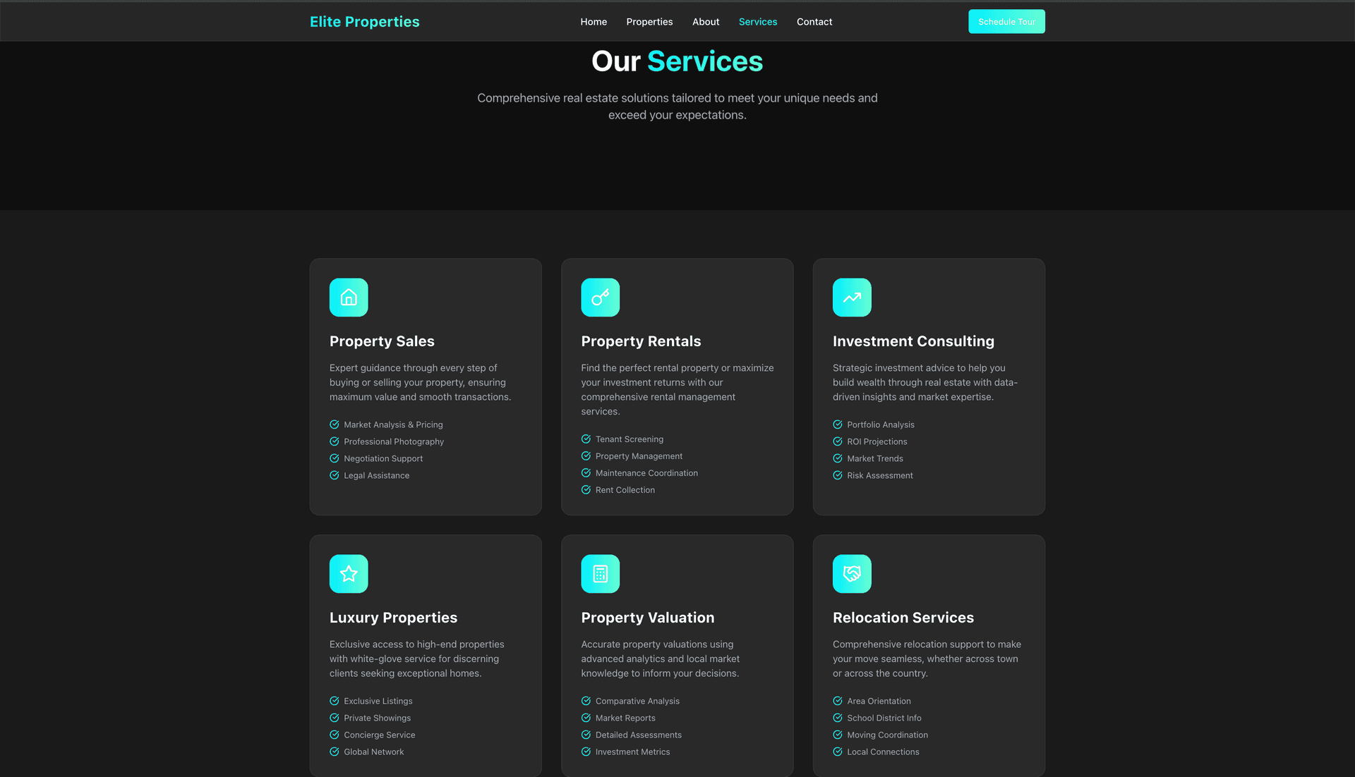 Elite Properties - Premium Real Estate Platform screenshot 5