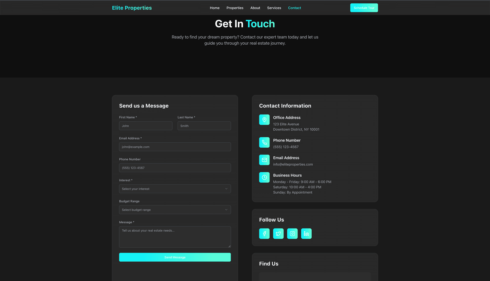 Elite Properties - Premium Real Estate Platform screenshot 6