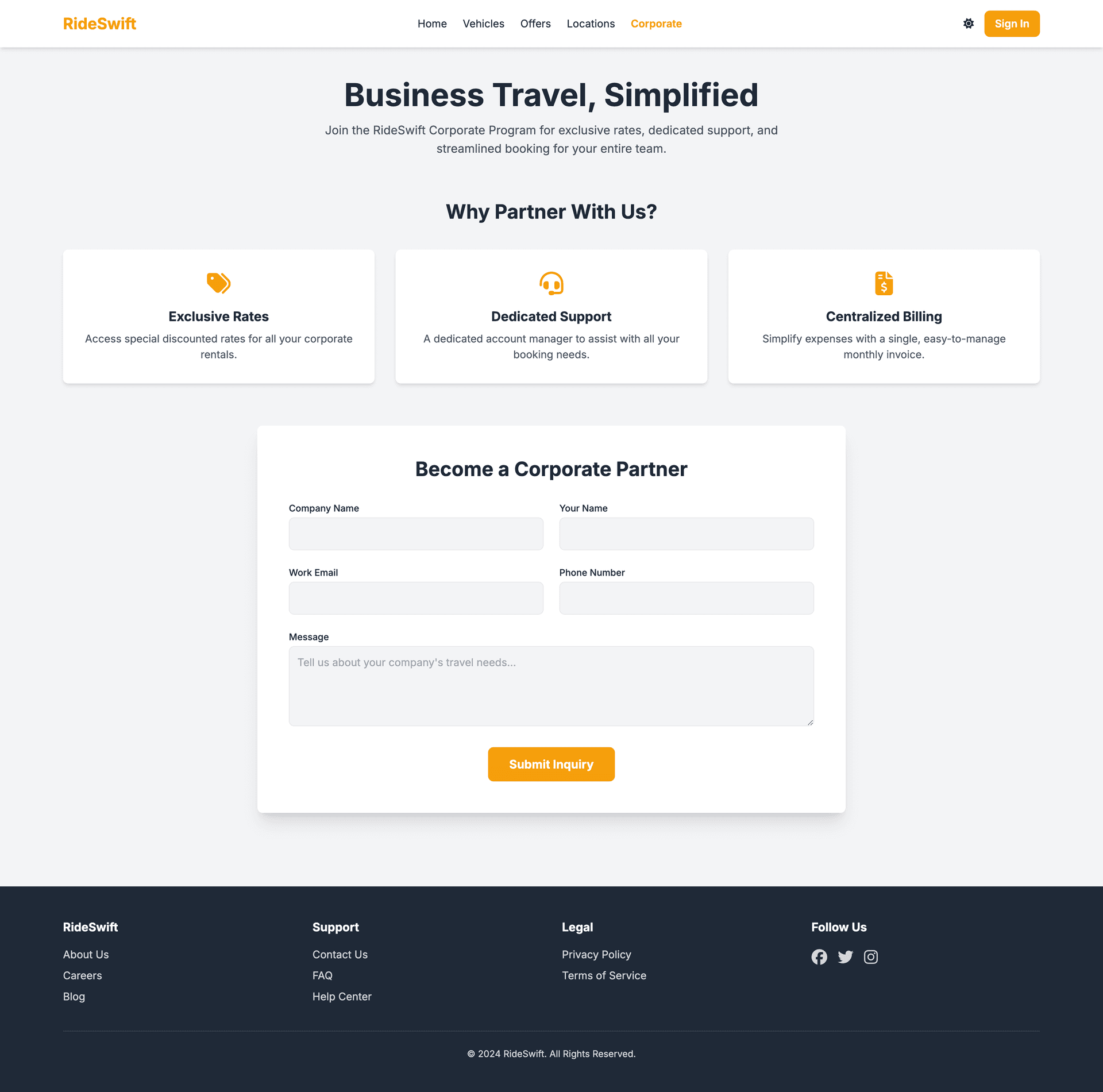 RideSwift – Smart Car Rental Platform screenshot 2