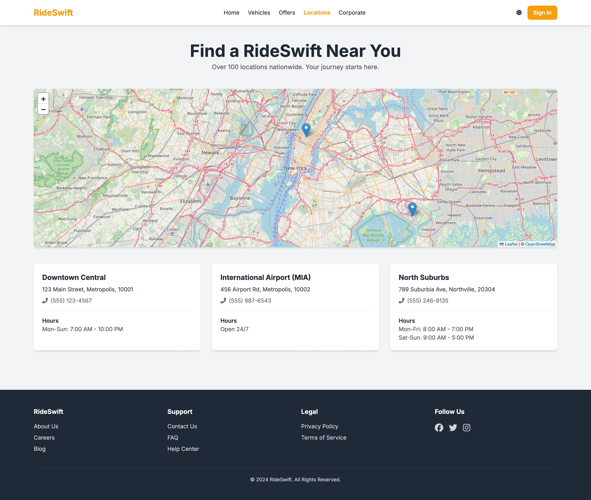 RideSwift – Smart Car Rental Platform screenshot 3