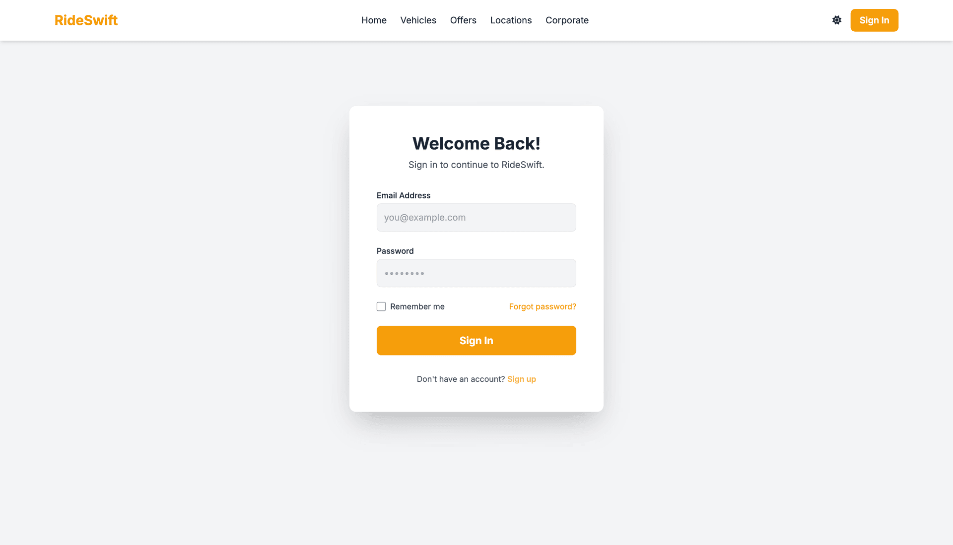 RideSwift – Smart Car Rental Platform screenshot 5
